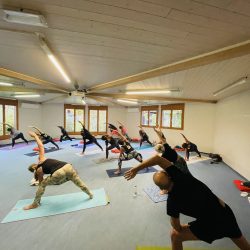 Switzerland retreat yoga class