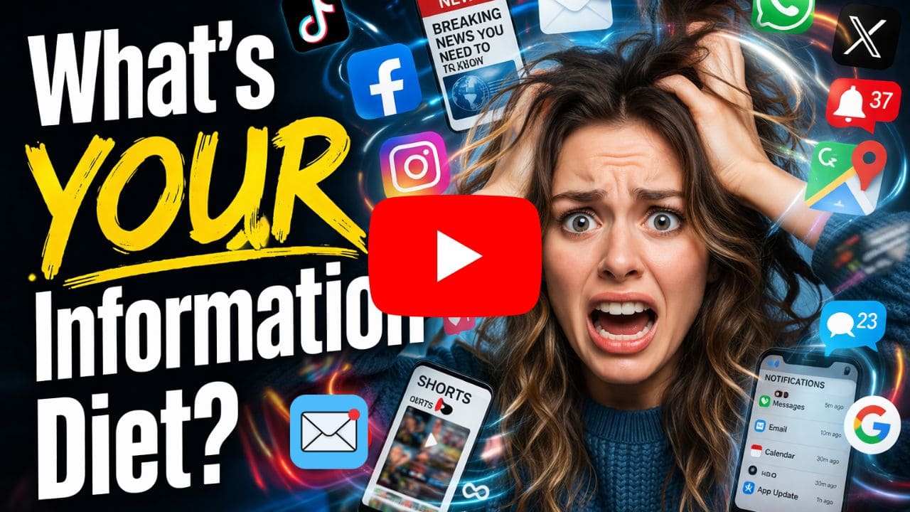 information diet youtube thumbnail